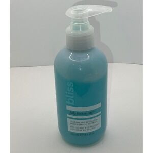 Bliss Fab Foaming Cleanser & Exfoliator with Bamboo Buffers 190ml 6.4 oz New